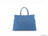 Sac &agrave; main capri coloris lavande. Fabrication italienne