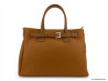 Sac femme Capri en cuir pleine fleur Camel. Collection Automne-Hiver 2026-2027