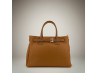Sac femme Capri en cuir fauve aspect grain&eacute;. Collection hiver 2027