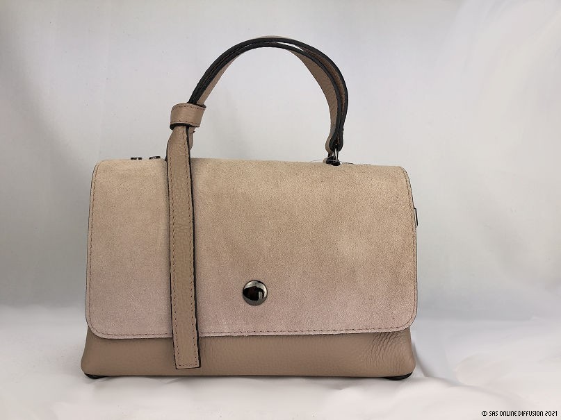 Petit sac &agrave; main Beauty en version sable