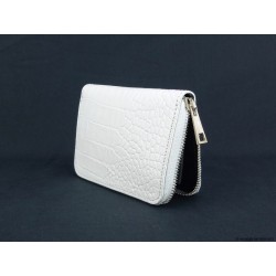 Compagnon de voyage en cuir blanc - Blanco