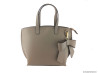 sac a main en cuir italien lisse Bella Vita - couleur Brun taupe